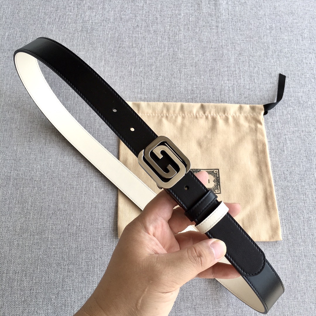 구찌 배색 GG버클 배색 벨트 2컬러 3cm