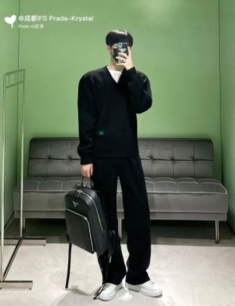프라다 사피아노 가죽 백팩