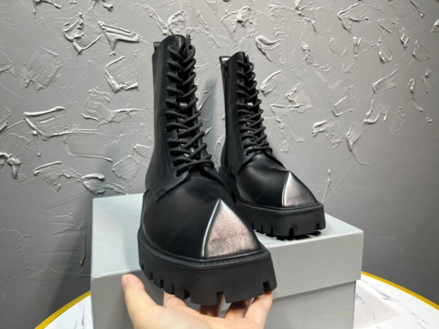 발렌시아가 첼시 지퍼업 부츠